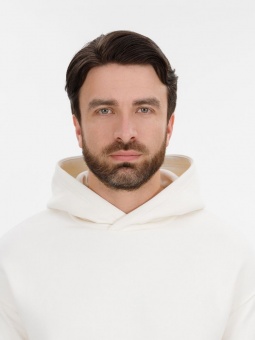 Худи оверсайз унисекс Snuggie, молочно-белое фото 
