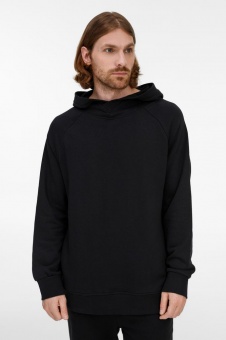 Худи унисекс H5, черное фото 9