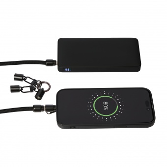 Кабель-ланьярд Voltrix, черный фото 