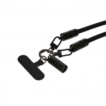 Кабель-ланьярд Voltrix, черный фото 