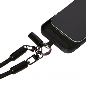 Кабель-ланьярд Voltrix, черный фото 