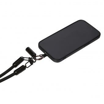 Кабель-ланьярд Voltrix, черный фото 