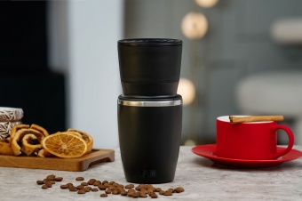 Капельная кофеварка Fanky 3 в 1, черная, в упаковке фото 