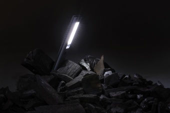Карманный фонарик Gear X из переработанного пластика RCS, COB и LED фото 