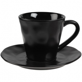 Кофейная пара Dark Fluid, черная фото 