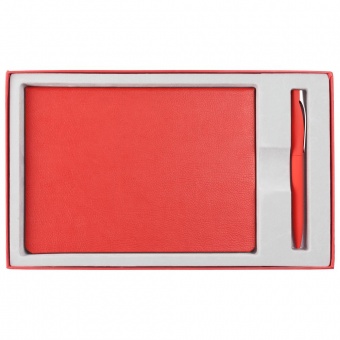 Коробка Adviser под ежедневник, ручку, красная фото 