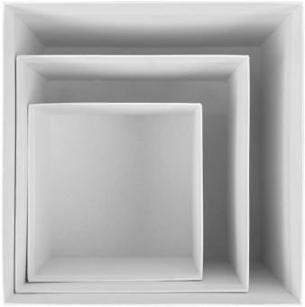 Коробка Cube, L, белая фото 