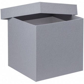 Коробка Cube, L, серая фото 