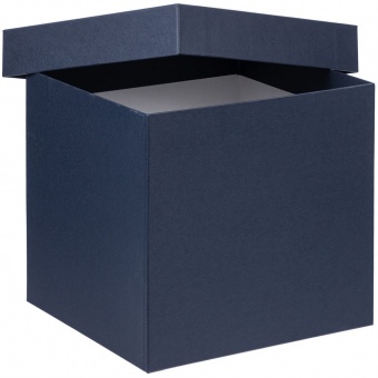 Коробка Cube, L, синяя фото 