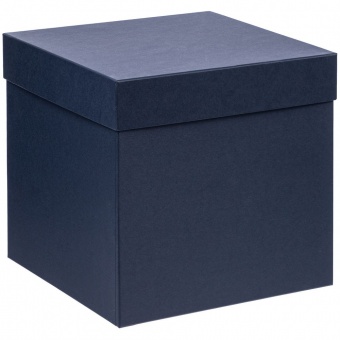 Коробка Cube, L, синяя фото 