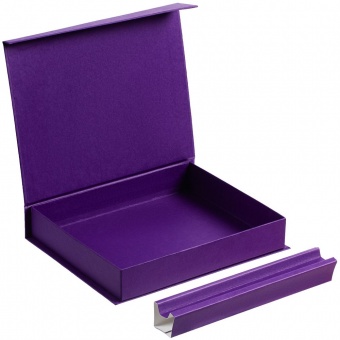 Коробка Duo под ежедневник и ручку, фиолетовая фото 