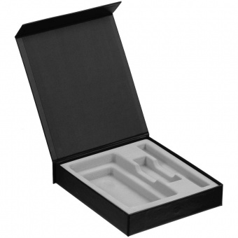 Коробка Rapture для аккумулятора 10000 мАч, флешки и ручки, черная фото 