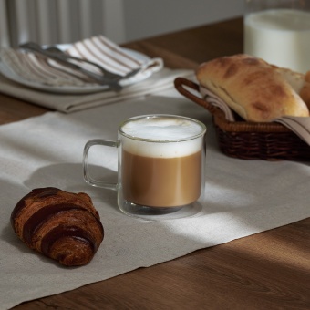 Кружка стеклянная с двойными стенками Luna фото 