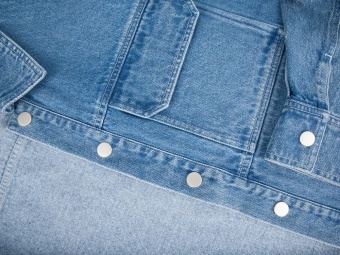 Куртка джинсовая O2, голубая фото 2