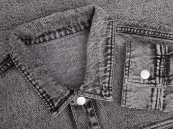 Куртка джинсовая O2, серая фото 6