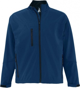 Куртка мужская на молнии Relax 340, темно-синяя фото 3