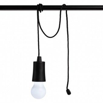 Лампа портативная Lumin, черная фото 