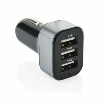 Мощное 3.1A  зарядное устройство для автомобиля с 3 USB-порт фото 