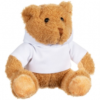 Мягкая игрушка «Мишка Cuddleton» в белом худи фото 