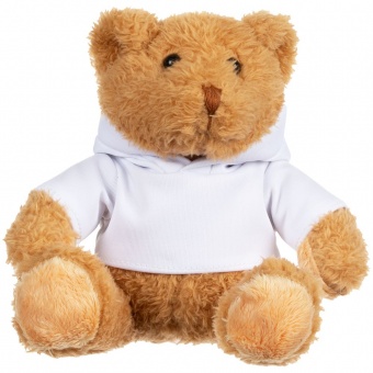 Мягкая игрушка «Мишка Cuddleton» в белом худи фото 