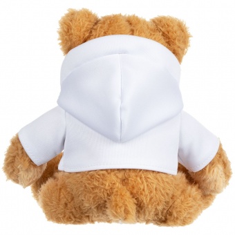 Мягкая игрушка «Мишка Cuddleton» в белом худи фото 