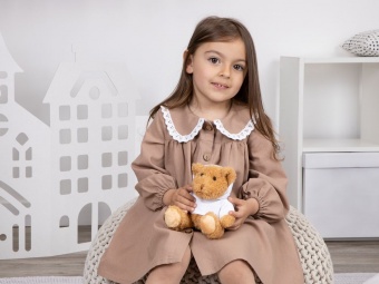 Мягкая игрушка «Мишка Cuddleton» в белом худи фото 