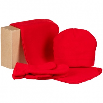 Набор Fleecy, красный фото 