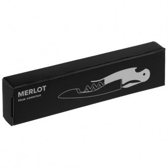 Нож сомелье Merlot, черный фото 