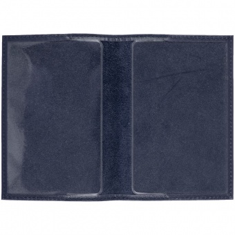 Обложка для паспорта Top, синяя фото 