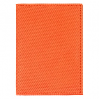 Обложка для паспорта Twill, оранжевая фото 