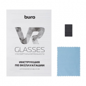 Очки виртуальной реальности Buro VR, черные фото 