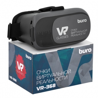 Очки виртуальной реальности Buro VR, черные фото 
