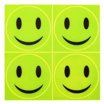 Пешеходный светоотражатель Sticker Smile фото 