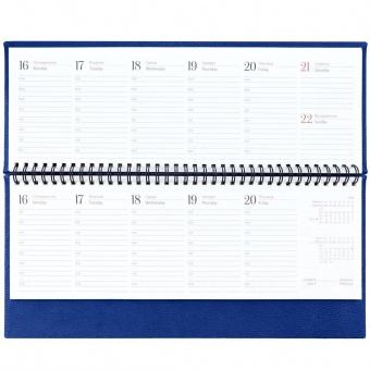 Планинг Sagrin, датированный, синий фото 