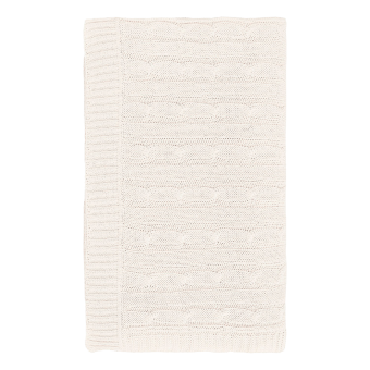 Плед Fado вязаный, бежевый (без подарочной коробки) фото 