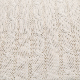 Плед Fado вязаный, бежевый (без подарочной коробки) фото 