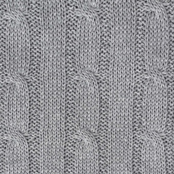 Плед Fado вязаный, серый (без подарочной коробки) фото 