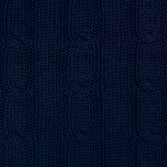 Плед Fado вязаный, синий (без подарочной коробки) фото 