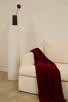 Плед Longview, темно-красный (винный) фото 