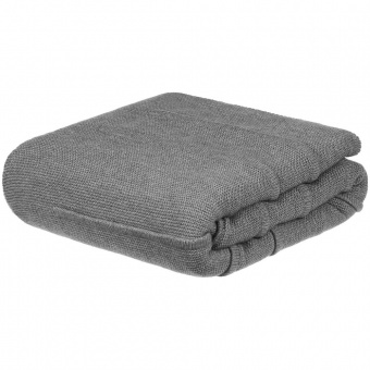 Плед Nessona Alpaca, серый (кварцевый меланж) фото 