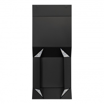 Подарочная коробка-трансформер большая, черная фото 