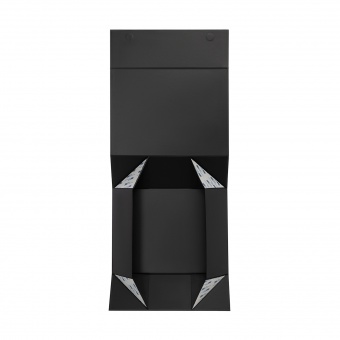 Подарочная коробка-трансформер средняя, черная фото 
