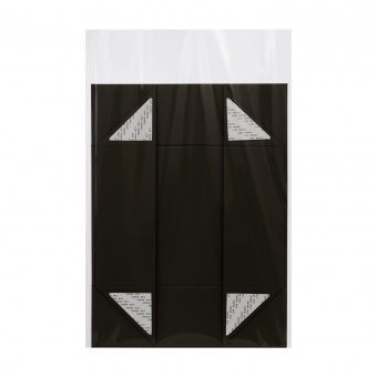 Подарочная коробка-трансформер средняя, черная фото 