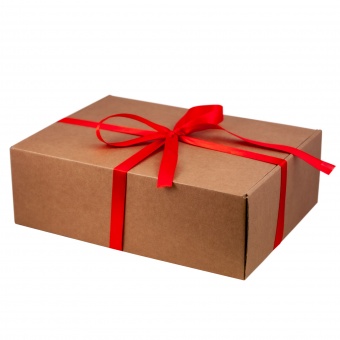 Подарочная лента для большой универсальной подарочной коробки, красная фото 