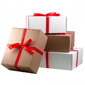 Подарочная лента для большой универсальной подарочной коробки, красная фото 