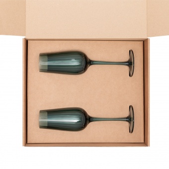 Подарочный набор 2 бокала для шампанского Capri фото 