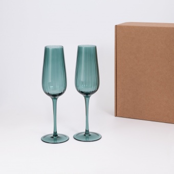 Подарочный набор 2 бокала для шампанского Capri фото 