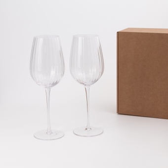 Подарочный набор 2 бокала для вина Blanche фото 