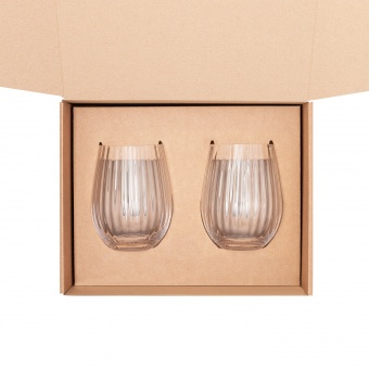 Подарочный набор 2 стакана для воды Blanche фото 