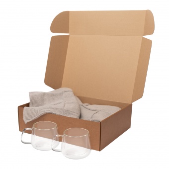 Подарочный набор Dolce, Cella Soft, серый (в наборе 2 чашки) фото 